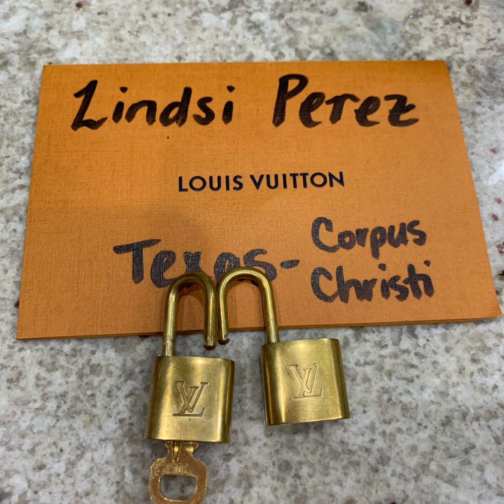 Louis Vuitton locks and key
